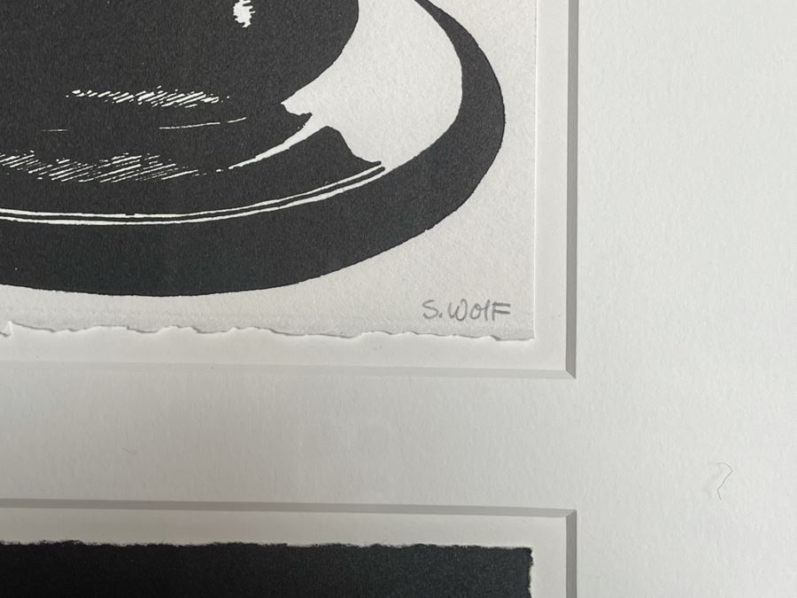 Pair Of Framed Sets Of Ten Hand-Signed Landscape And Still Life Prints From The Portland Art Museum 1999 Each Frame 14 X 35 - See Photos For Artists [Photo 8]