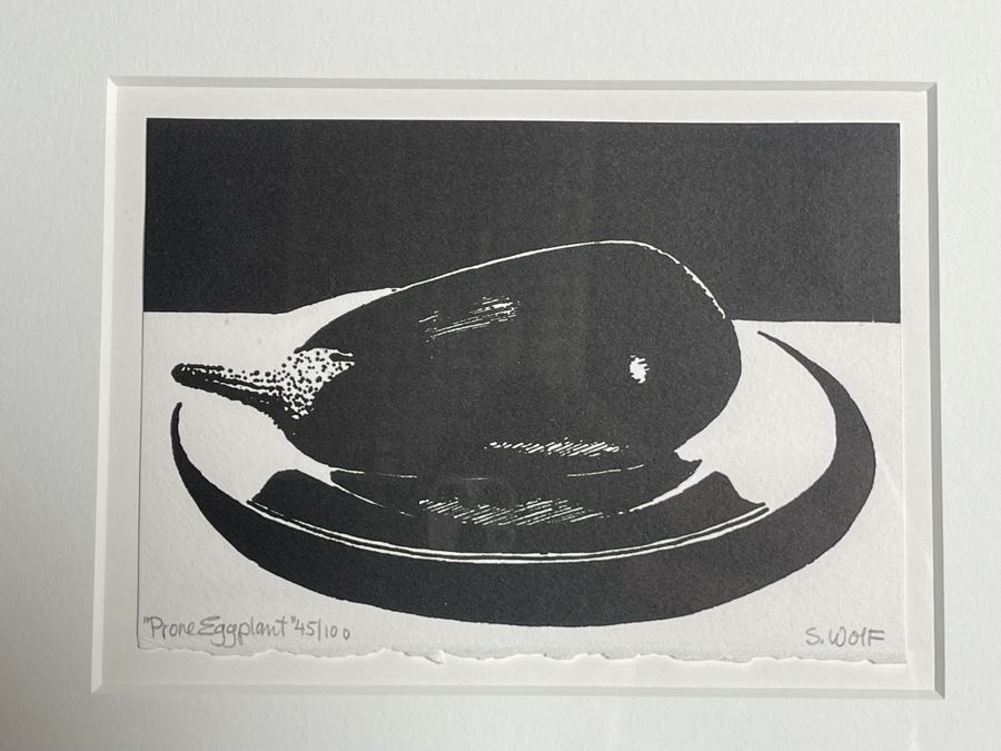 Pair Of Framed Sets Of Ten Hand-Signed Landscape And Still Life Prints From The Portland Art Museum 1999 Each Frame 14 X 35 - See Photos For Artists [Photo 7]