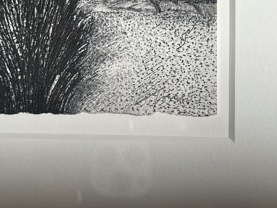 Pair Of Framed Sets Of Ten Hand-Signed Landscape And Still Life Prints From The Portland Art Museum 1999 Each Frame 14 X 35 - See Photos For Artists [Photo 14]