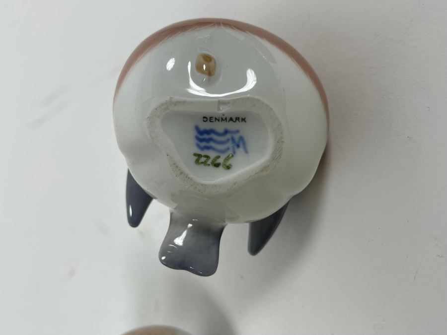 Set Of Three Porcelain Birds From Denmark Royal Copenhagen [Photo 7]