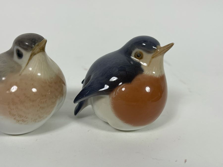 Set Of Three Porcelain Birds From Denmark Royal Copenhagen [Photo 6]