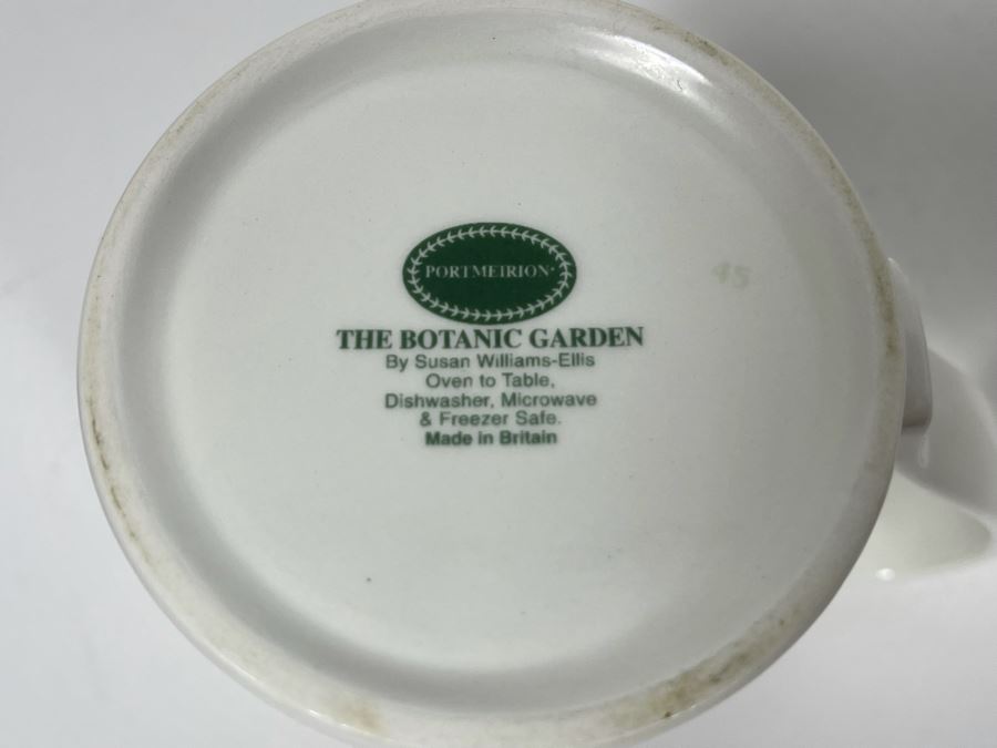 Set Of Eight Coffee Cups From The Botanic Garden Portmeirion / Susan Williams-Ellis [Photo 10]