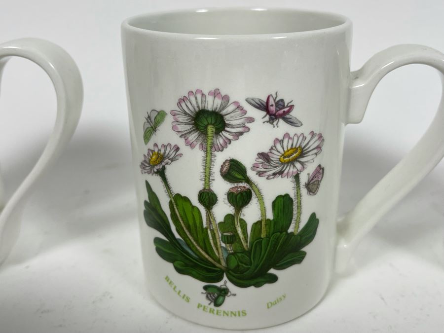 Set Of Eight Coffee Cups From The Botanic Garden Portmeirion / Susan Williams-Ellis [Photo 7]
