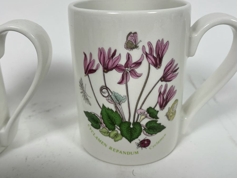Set Of Eight Coffee Cups From The Botanic Garden Portmeirion / Susan Williams-Ellis [Photo 6]
