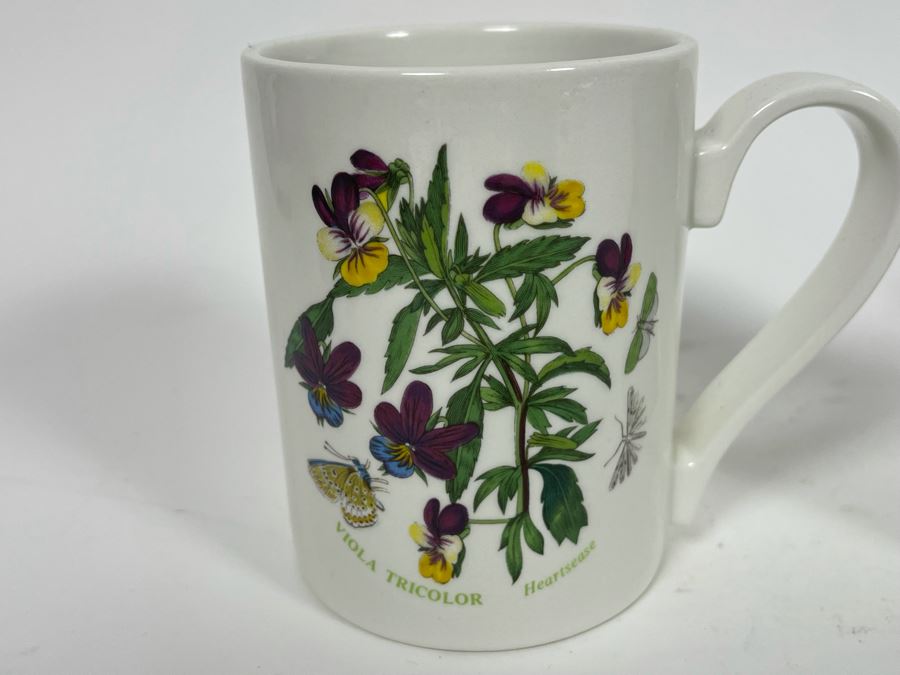 Set Of Eight Coffee Cups From The Botanic Garden Portmeirion / Susan Williams-Ellis [Photo 8]