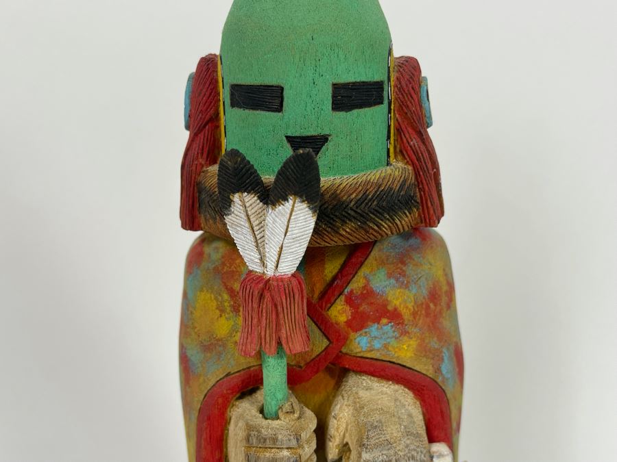 Hand Carved Hand-Painted Kachina Aholi By Ronald Adams Sr. Tewa / Hopi Native American 11.5H Retails $250 [Photo 7]