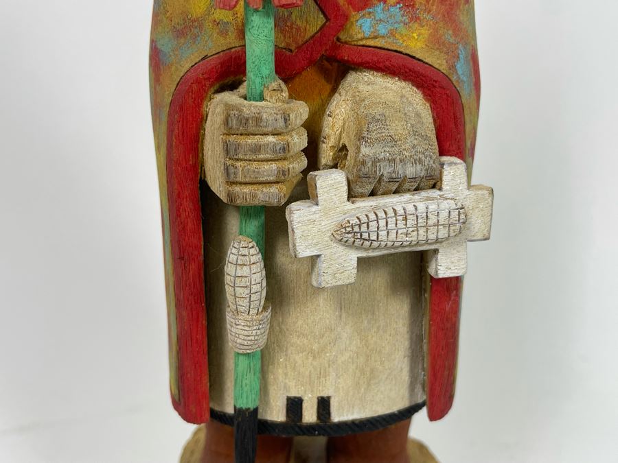Hand Carved Hand-Painted Kachina Aholi By Ronald Adams Sr. Tewa / Hopi Native American 11.5H Retails $250 [Photo 8]