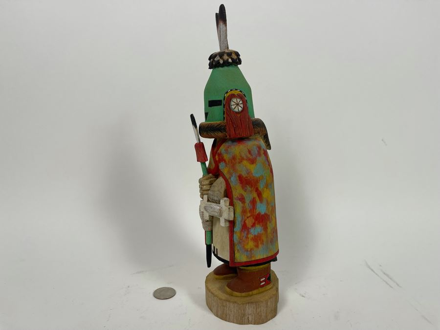 Hand Carved Hand-Painted Kachina Aholi By Ronald Adams Sr. Tewa / Hopi Native American 11.5H Retails $250 [Photo 10]