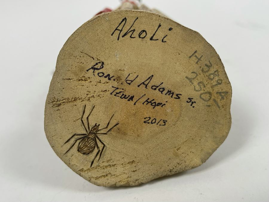 Hand Carved Hand-Painted Kachina Aholi By Ronald Adams Sr. Tewa / Hopi Native American 11.5H Retails $250 [Photo 15]