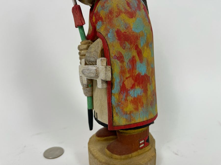 Hand Carved Hand-Painted Kachina Aholi By Ronald Adams Sr. Tewa / Hopi Native American 11.5H Retails $250 [Photo 11]