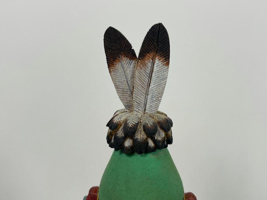Hand Carved Hand-Painted Kachina Aholi By Ronald Adams Sr. Tewa / Hopi Native American 11.5H Retails $250 [Photo 6]