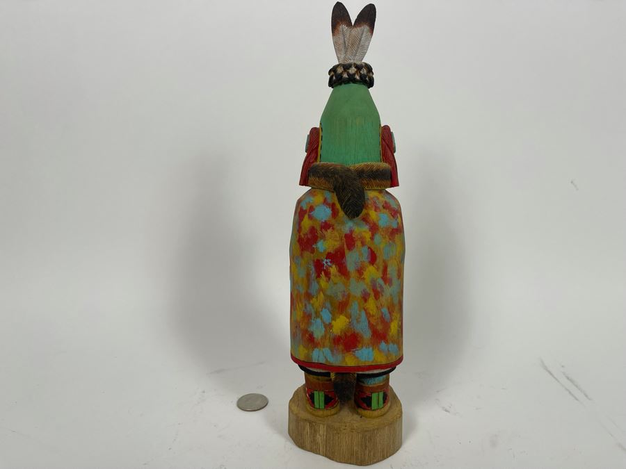 Hand Carved Hand-Painted Kachina Aholi By Ronald Adams Sr. Tewa / Hopi Native American 11.5H Retails $250 [Photo 13]