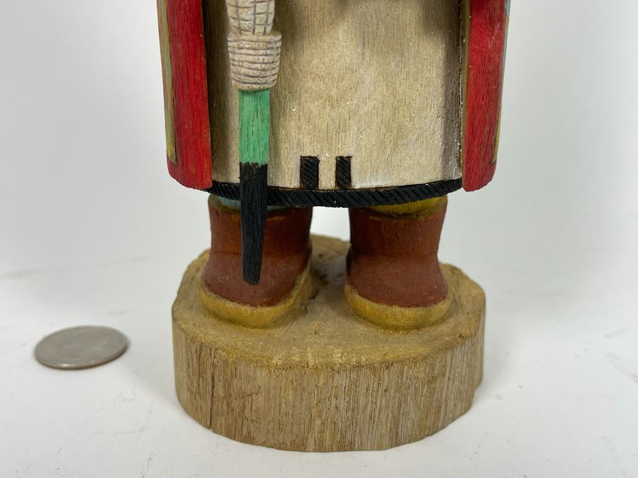 Hand Carved Hand-Painted Kachina Aholi By Ronald Adams Sr. Tewa / Hopi Native American 11.5H Retails $250 [Photo 9]