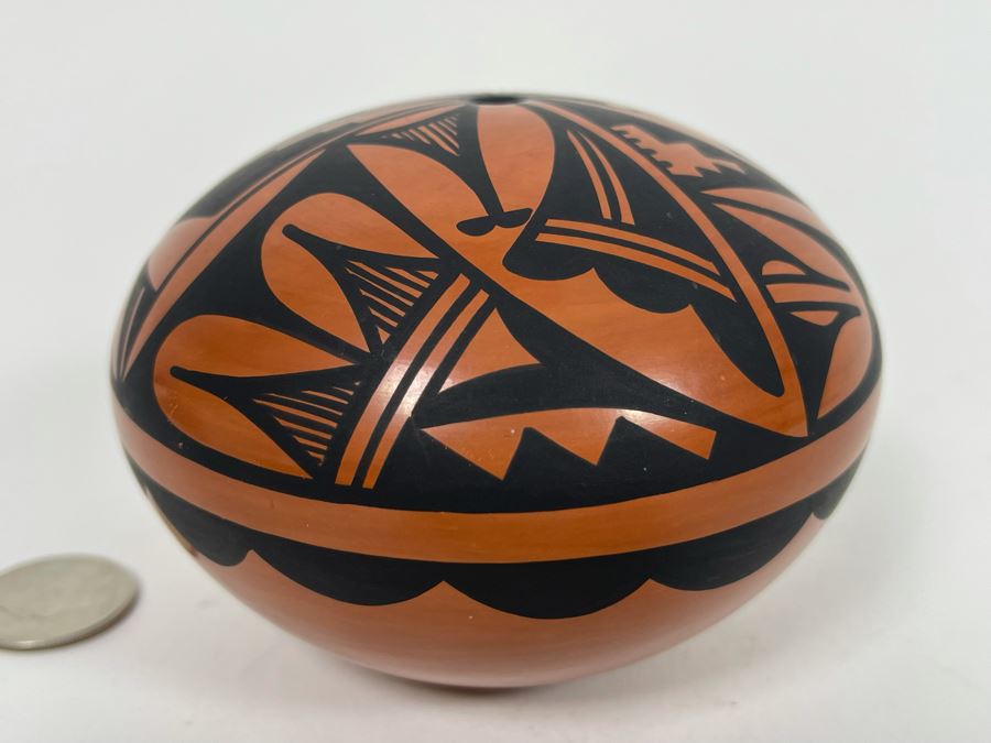 Native American L Loretto Jemez Pueblo Pottery 4W X 3H [Photo 2]