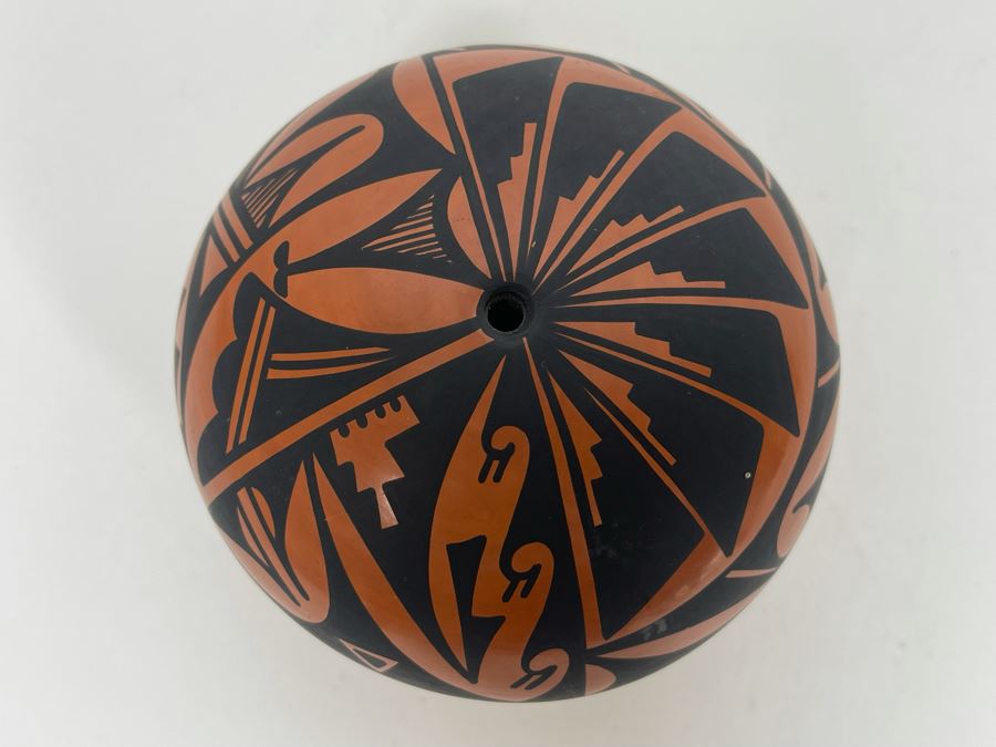 Native American L Loretto Jemez Pueblo Pottery 4W X 3H [Photo 7]