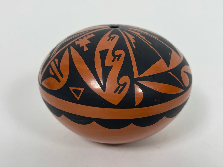 Native American L Loretto Jemez Pueblo Pottery 4W X 3H [Photo 6]