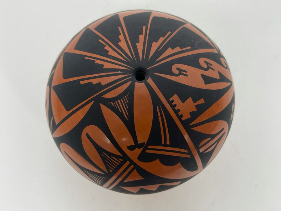 Native American L Loretto Jemez Pueblo Pottery 4W X 3H [Photo 4]