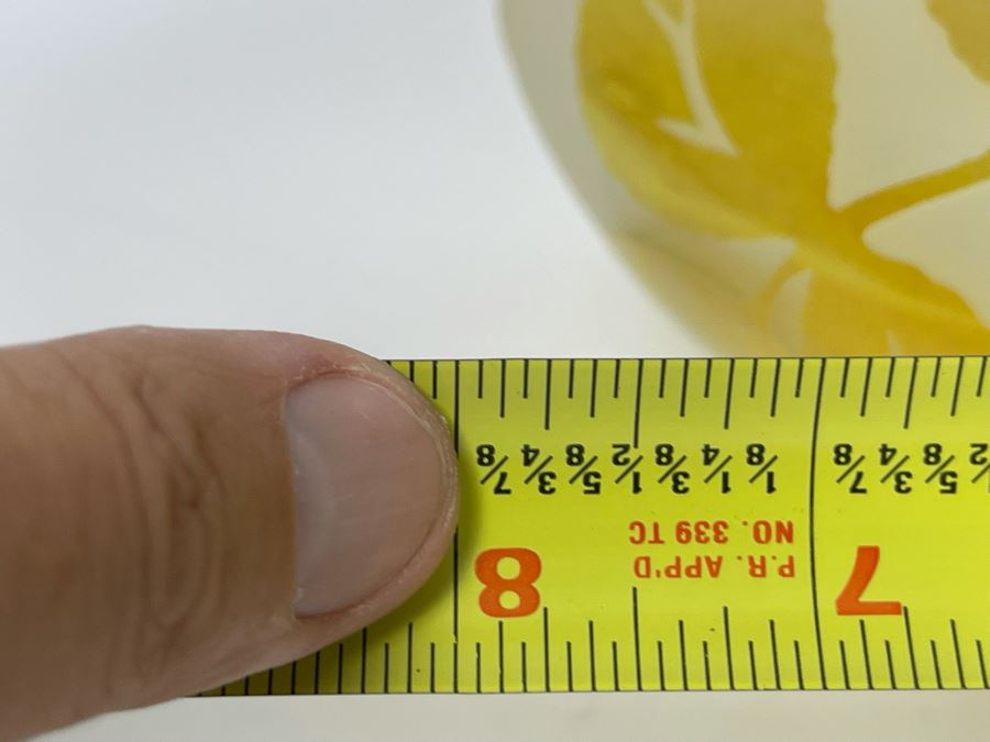 Signed Correia Etched Art Glass Bowl Limited Edition LE 2000 8W X 4.5H [Photo 17]