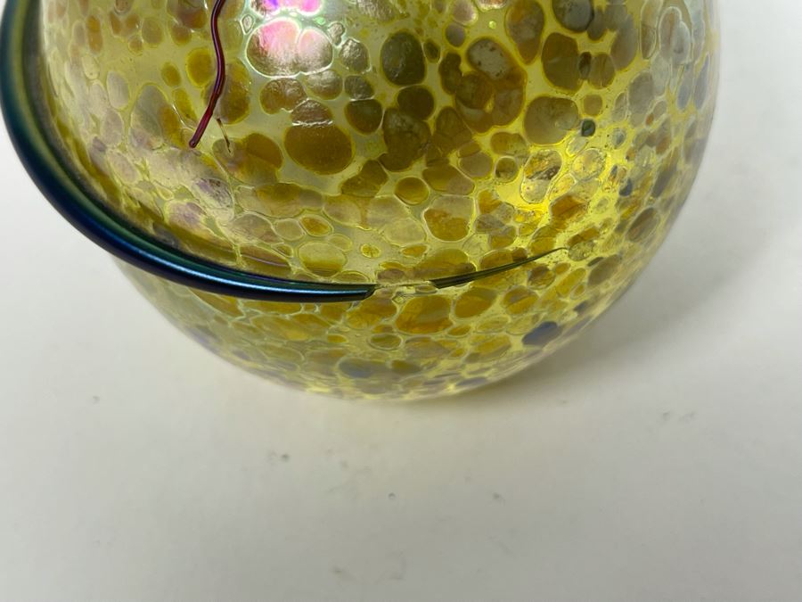 Signed Correia Art Glass Snake Paperweight (Small Part Of Tail Is Missing) 3W [Photo 9]