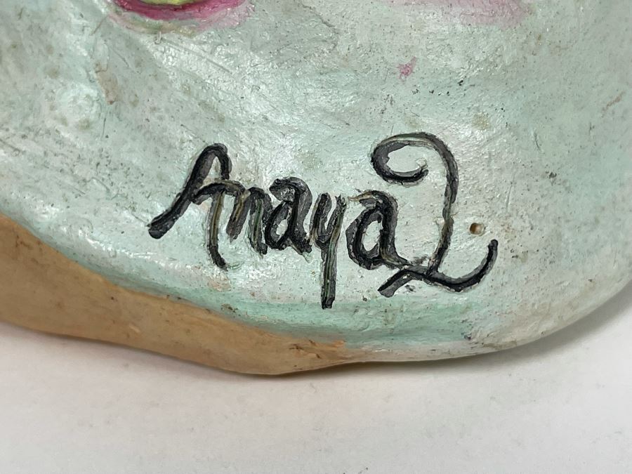 Signed Figural Pottery By Anaya L 10W X 9H [Photo 2]