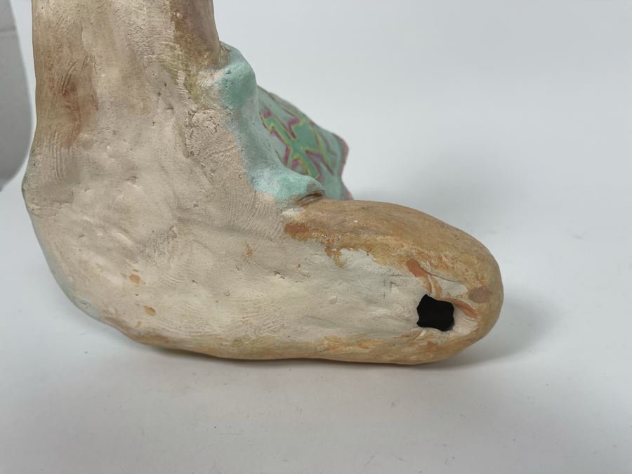 Signed Figural Pottery By Anaya L 10W X 9H [Photo 13]