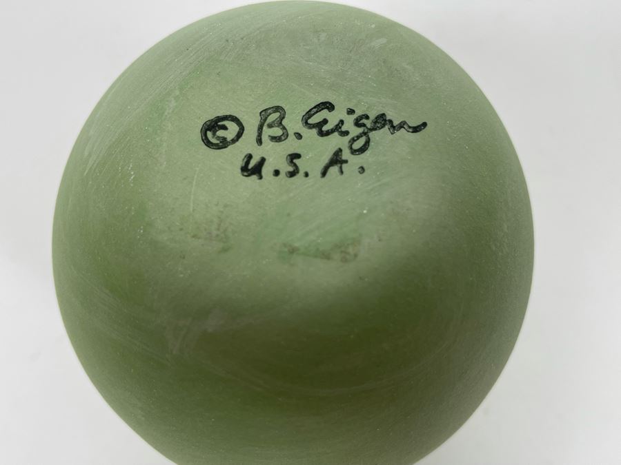 USA Pottery Vase By B. Eigen 6H [Photo 5]