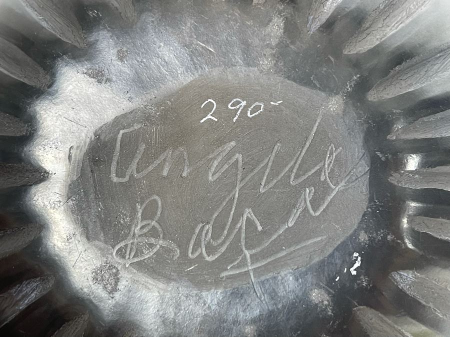 Angela Tafoya Baca (1927-2014) Native American Black Pottery Melon Jar 6W X 4H Retails $290 [Photo 10]