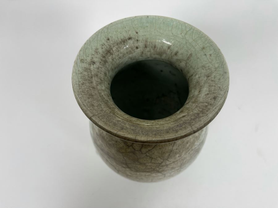 Signed Handmade Raku Pottery 6W X 9H [Photo 4]