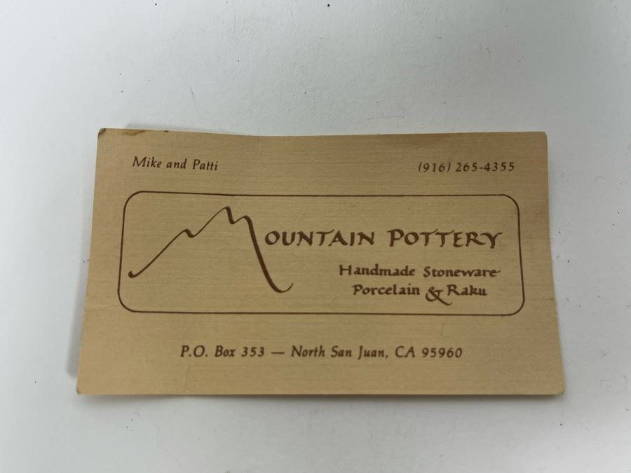 Signed Handmade Raku Pottery 6W X 9H [Photo 9]