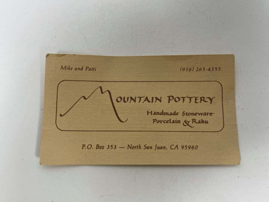 Signed Handmade Raku Pottery 6W X 9H [Photo 10]