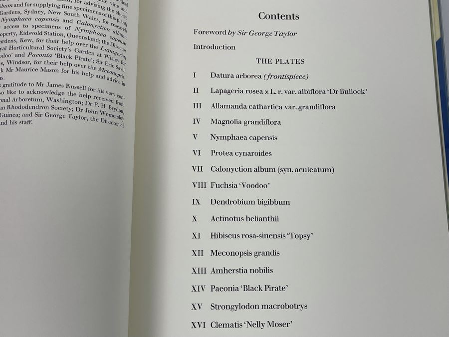 Signed Large Format Limited Edition Book Flora Superba By Artist Paul Jones Published By The Tryon Gallery Limited 1971 Estimate $750-$1,000 [Photo 13]