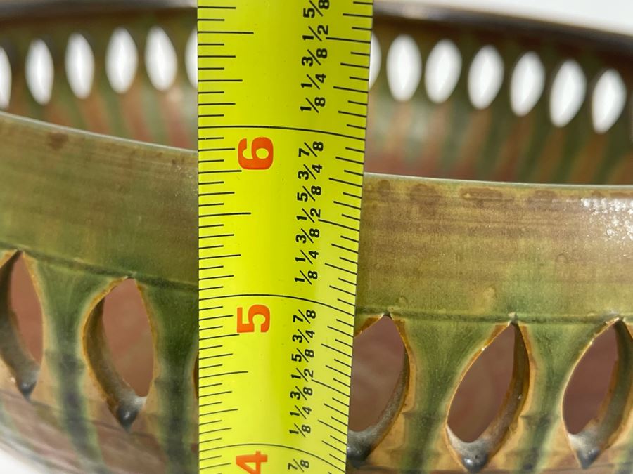 David Voll Pottery Cut Bowl 12W X 6H Retails $320 [Photo 11]