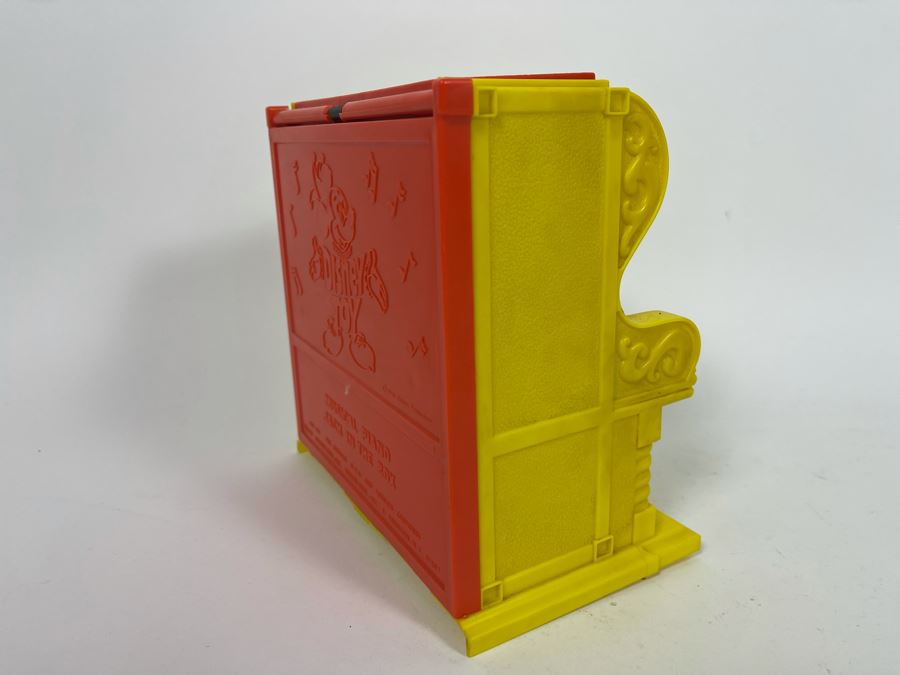Vintage Disney Toy Mickey Mouse Musical Piano Jack In The Box 1973 Kohner Bros 7W X 4.5D X 7H [Photo 8]