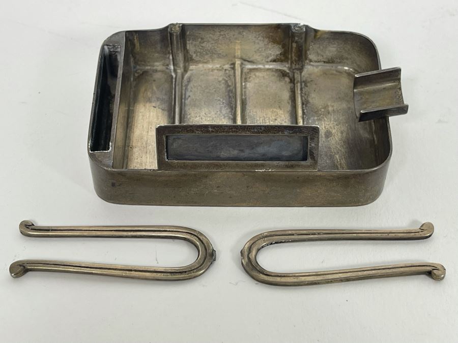 Vintage Cartier Sterling Silver Desk Set (Needs Repair) 95.1g [Photo 2]