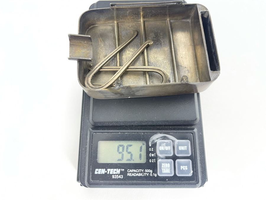 Vintage Cartier Sterling Silver Desk Set (Needs Repair) 95.1g [Photo 8]