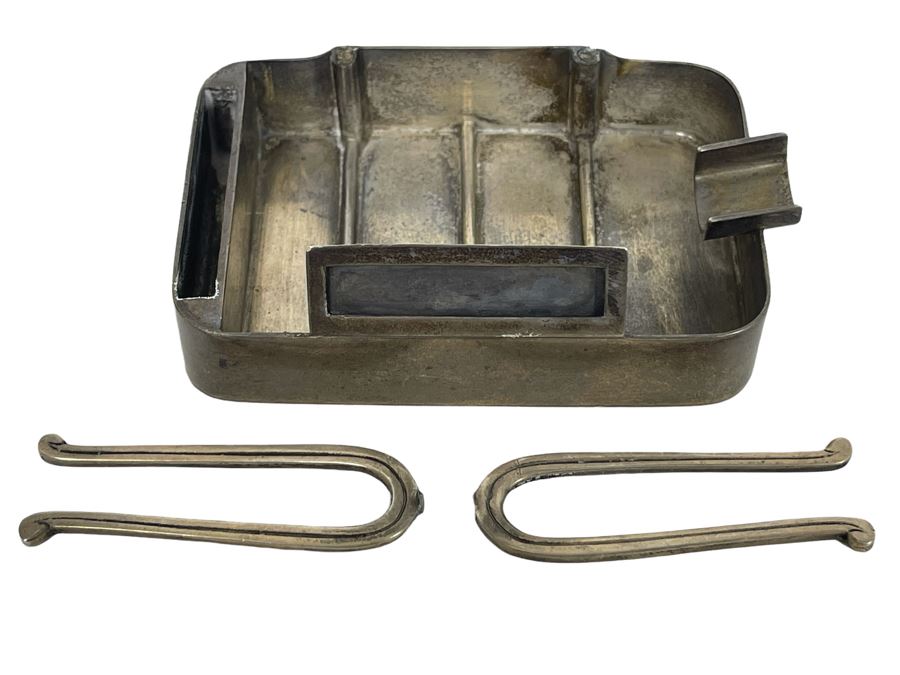 Vintage Cartier Sterling Silver Desk Set (Needs Repair) 95.1g [Photo 7]