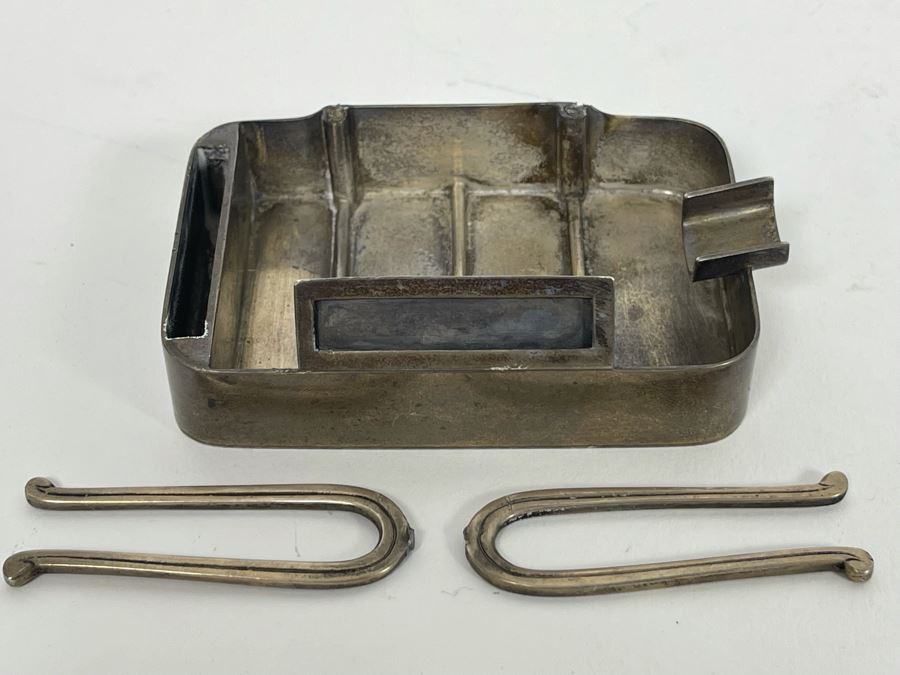 Vintage Cartier Sterling Silver Desk Set (Needs Repair) 95.1g [Photo 4]