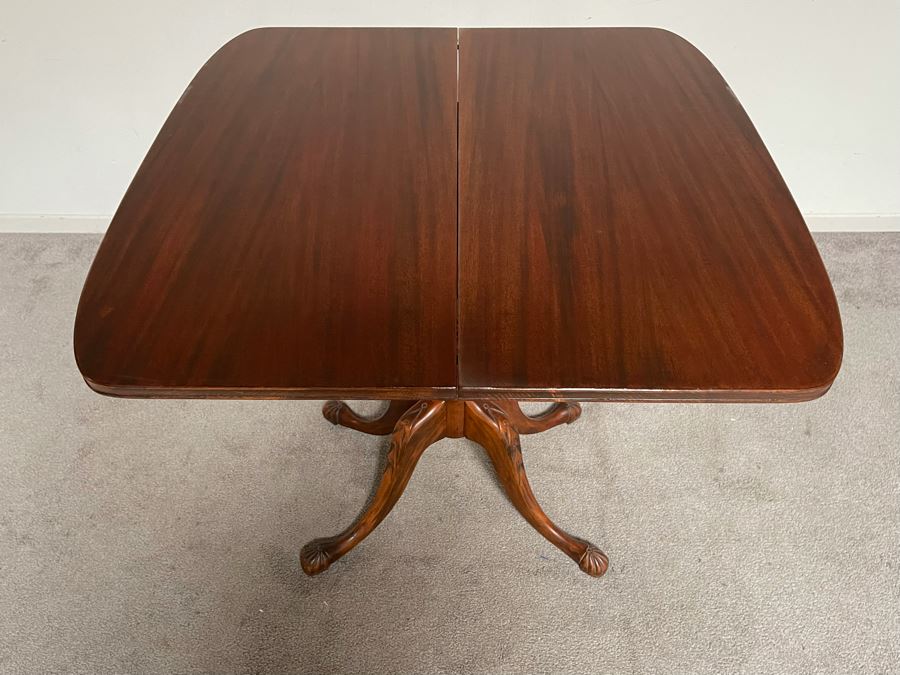 Antique Wooden Gaming Table 32W X 32D X 28.5H [Photo 9]