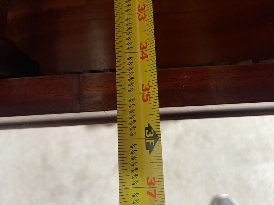 Antique 19th Century Victorian Mahogany Adjustable Reading Table 35.5W X 17D X 29-39H [Photo 18]