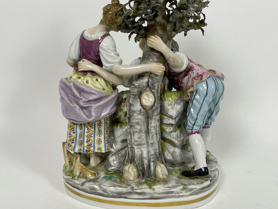 Antique French Sevres-Style Porcelain Figural Scene 8.5W X 6D X 13H [Photo 14]