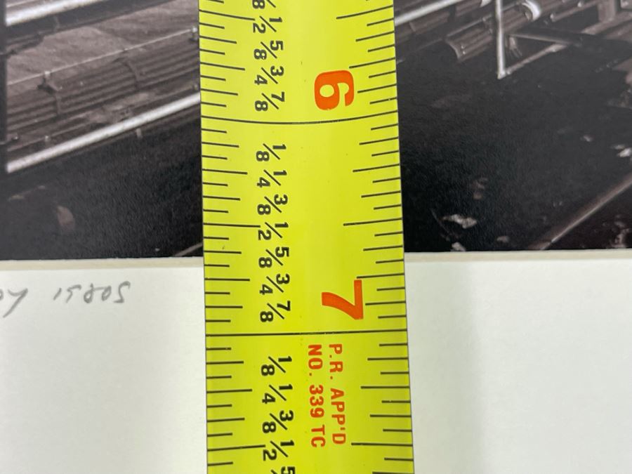 John Conn B&W Photograph NYC Subway 1980s Signed J.F. Conn 9.5 X 7 [Photo 7]