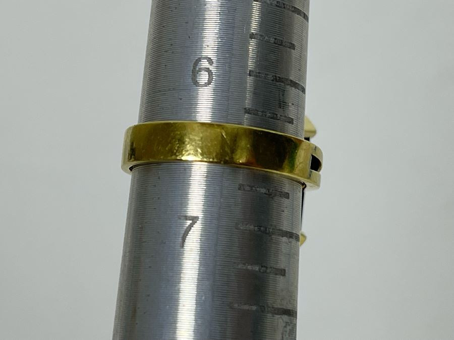 18K Gold Smoky Quartz Ring Size 6.5 7.1g Retails $700-$1,050 [Photo 12]