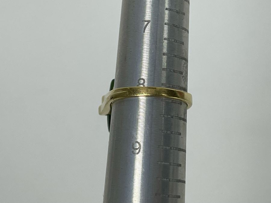 14K Gold Nephrite Ring Size 8 Retails $500-$750 [Photo 10]