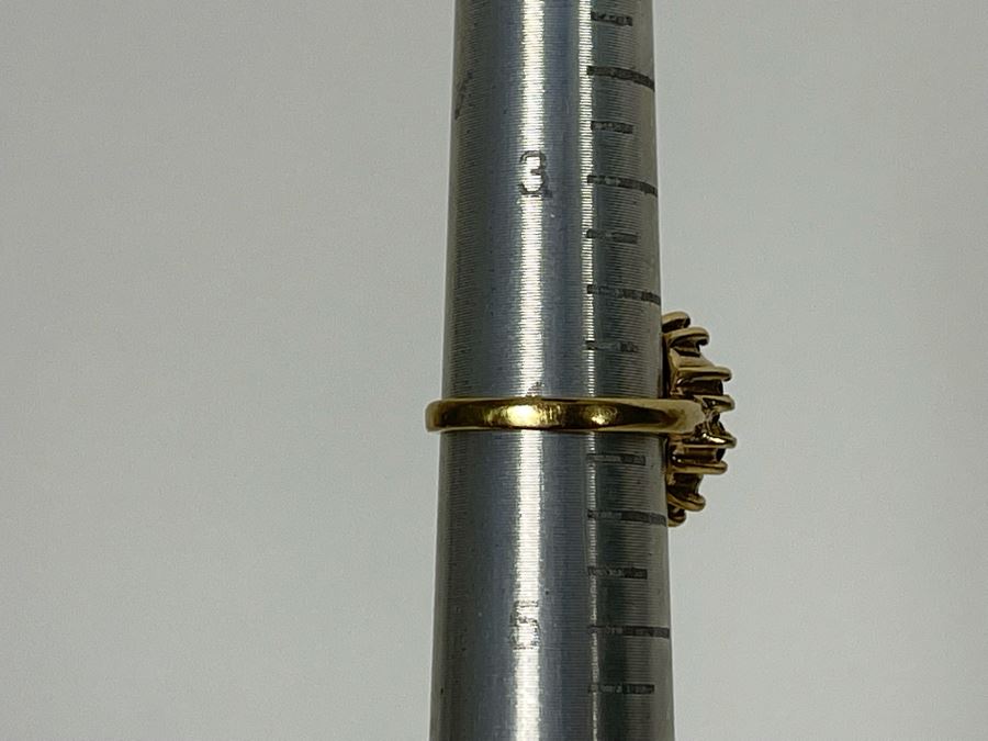 9K Gold Garnet Ring Size 4 4.5g Retails $200-$300 [Photo 10]