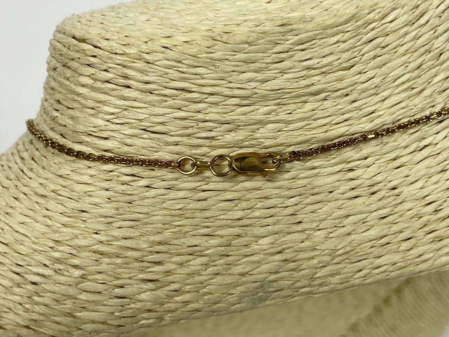14K Gold Topaz Pendant 18' Necklace $600-$900 [Photo 7]