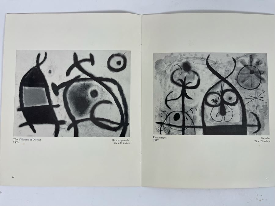 Vintage 1967 Joan Miro Edgardo Acosta Gallery Beverly Hills CA Gallery Catalog Brochure [Photo 8]