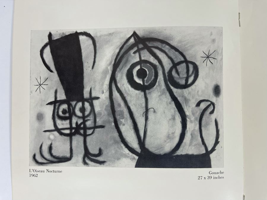 Vintage 1967 Joan Miro Edgardo Acosta Gallery Beverly Hills CA Gallery Catalog Brochure [Photo 3]