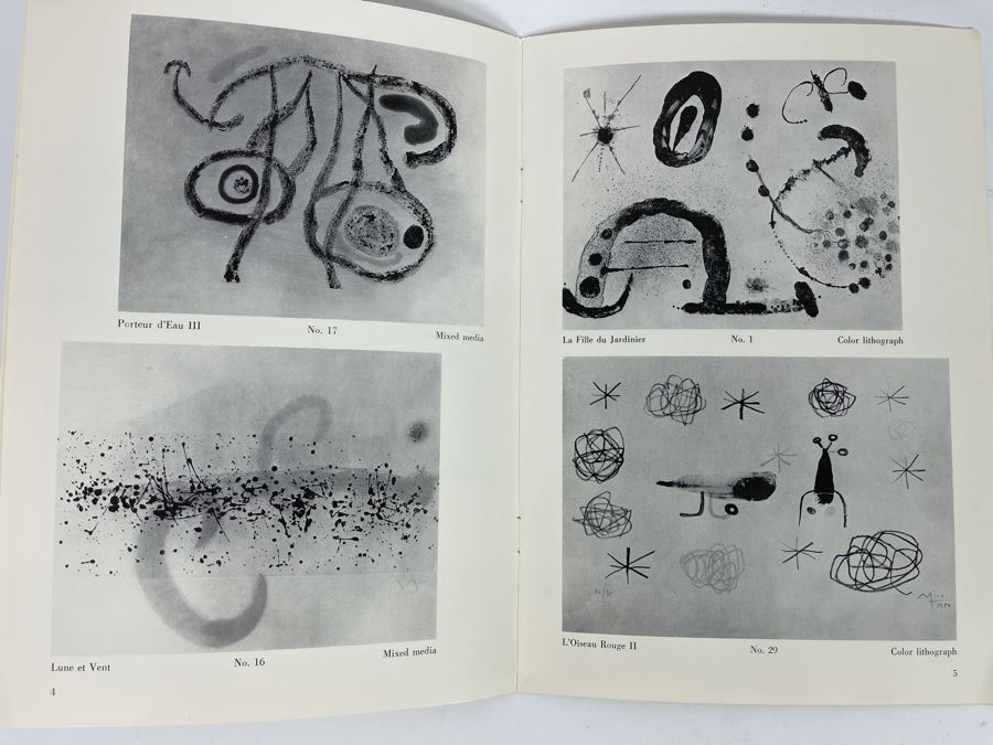 Vintage 1968 Joan Miro Edgardo Acosta Gallery Beverly Hills CA Gallery Catalog Brochure [Photo 6]