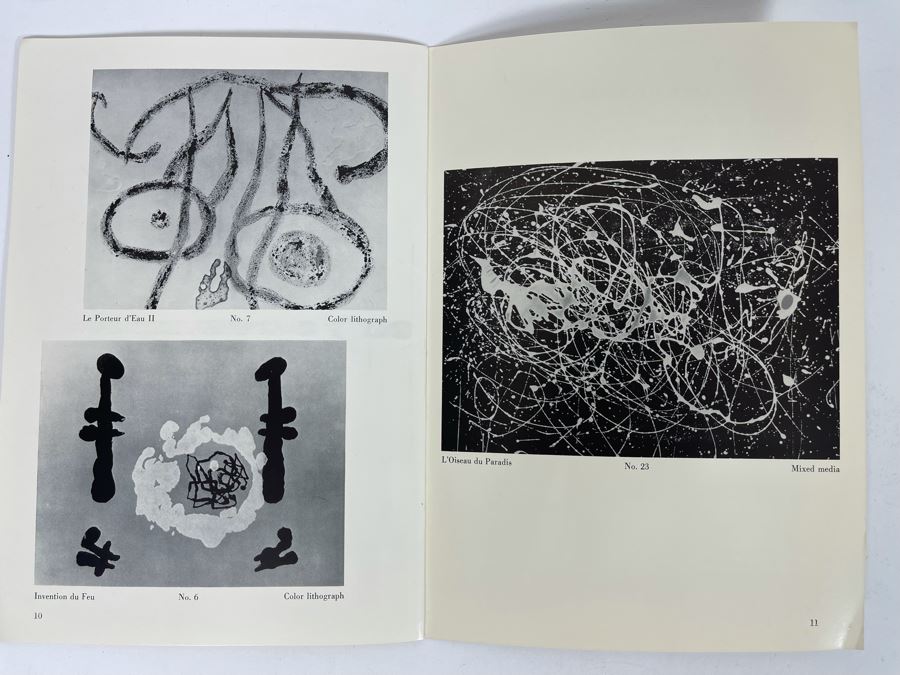 Vintage 1968 Joan Miro Edgardo Acosta Gallery Beverly Hills CA Gallery Catalog Brochure [Photo 8]