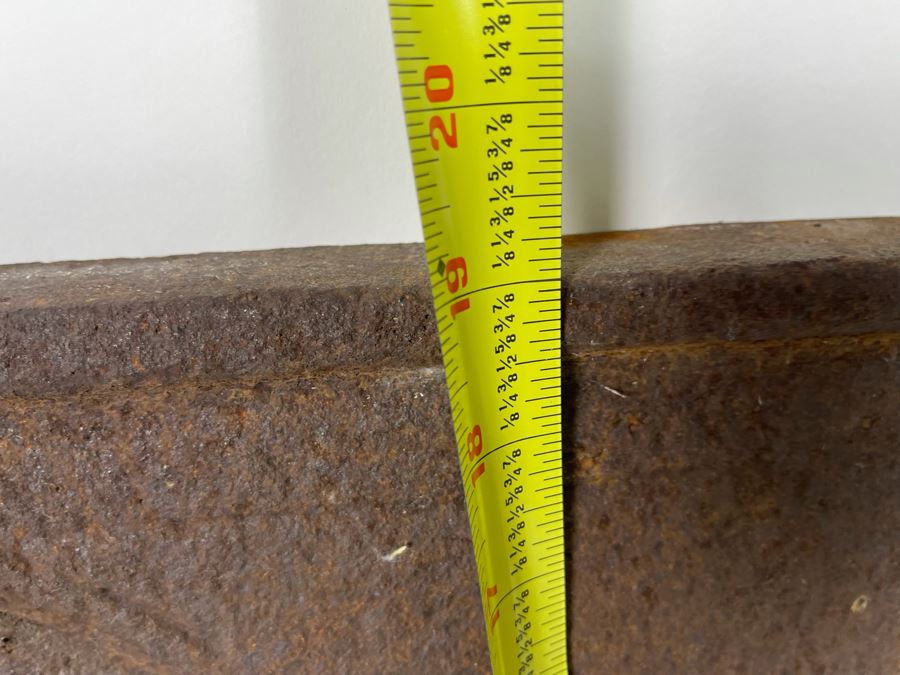 Heavy Cast Iron Architectural Relief Plate Fireback 18W X 19H X 1.25D [Photo 14]